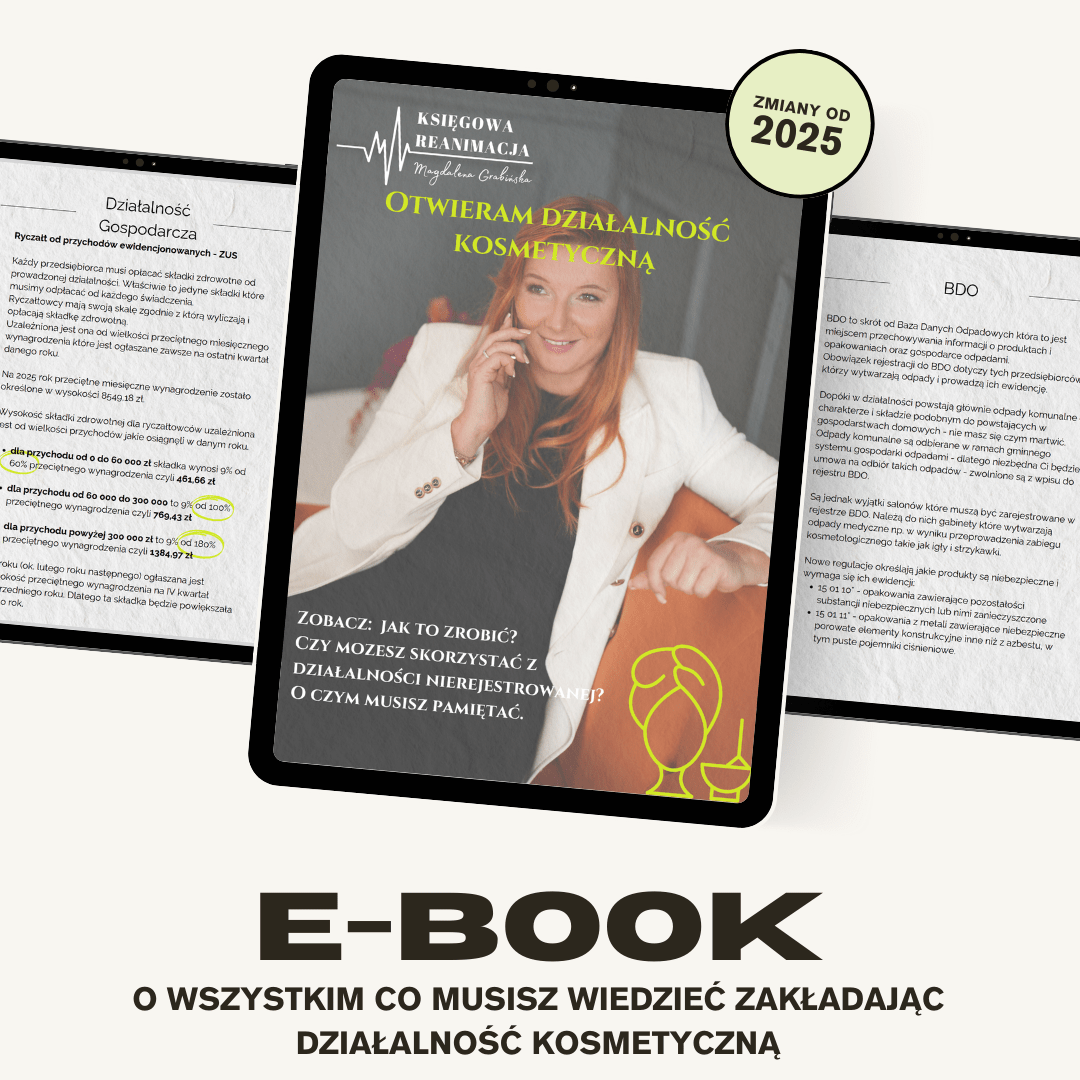 Ebook - Otwieram działalność kosmetyczną